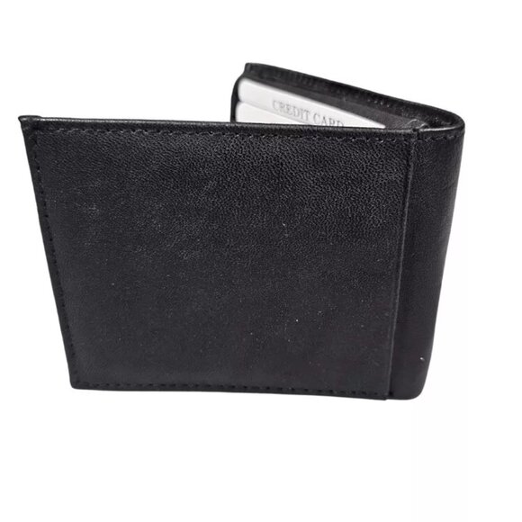 Bifold Genuine Leather Wallet ID Window Credit Card Holder Coin Pocket NEW - Picture 7 of 8